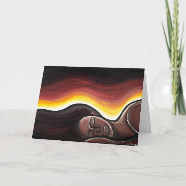 Cartão de Saudação Horizonte (Frente)