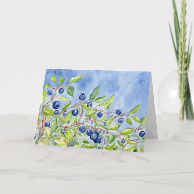 Cartão de Saudação "Huckleberry" (Frente)