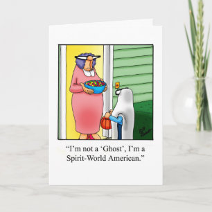 Cartão de Saudação Humor de Halloween