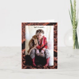 Cartão de Saudação Humorístico de Mãos Esquerda e 