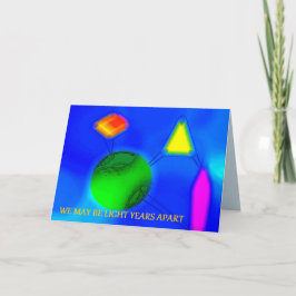 Cartão de saudação "Iluminante" 5 x 7 com envelope