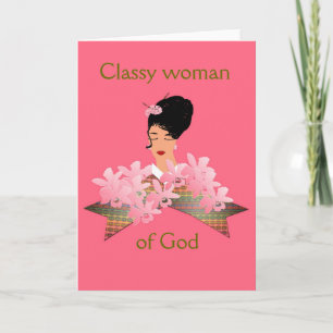 Cartão de saudação inspirado