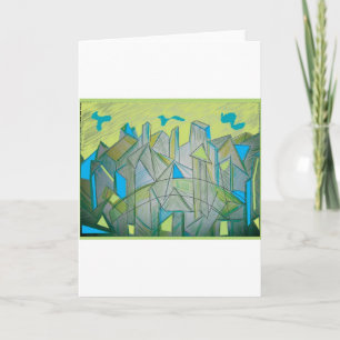 Cartão de Saudação Inspirado em Picasso