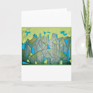 Cartão de Saudação Inspirado em Picasso