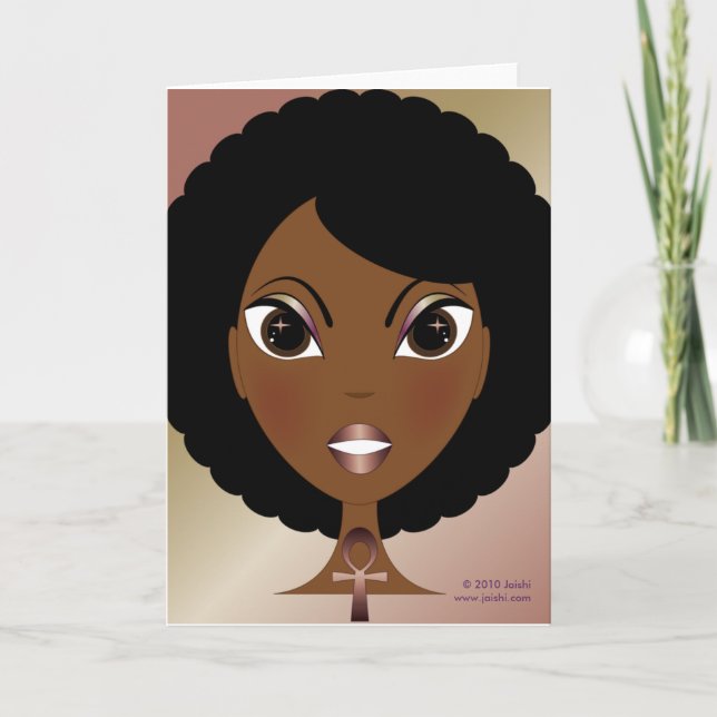 Cartão de Saudação Kemet (Frente)