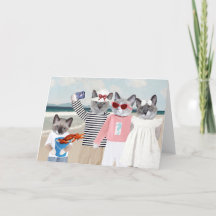 Cartão de Saudação Kitten Selfie