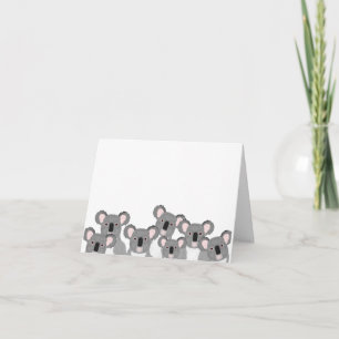 Cartão de Saudação Koalas