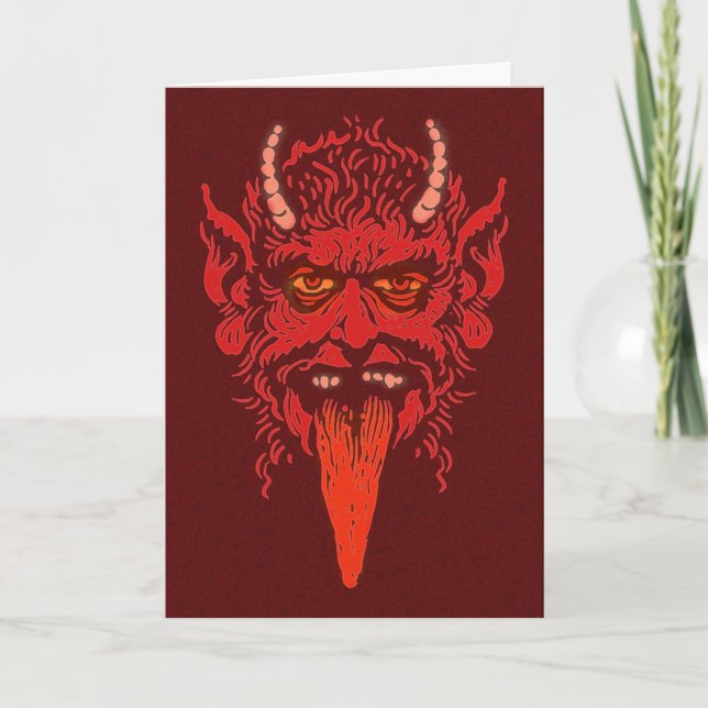 Cartão de Saudação Krampus (Frente)