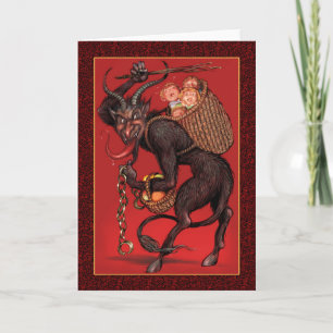 Cartão de Saudação Krampus