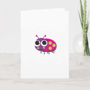 Cartão de Saudação Ladybug