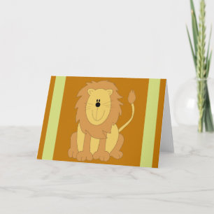 Cartão de Saudação Lion