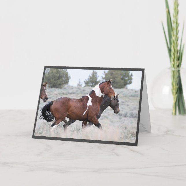 Cartão de Saudação Lobo (Frente)