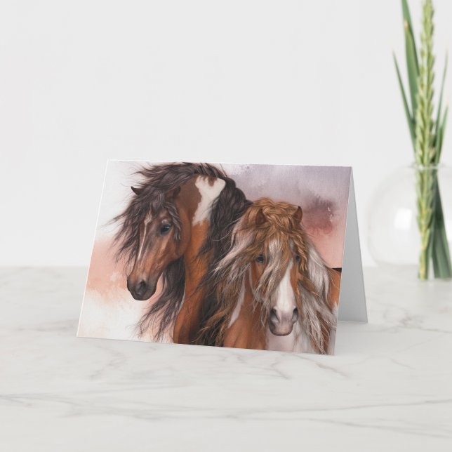 Cartão de saudação "Lons Libres" (Frente)