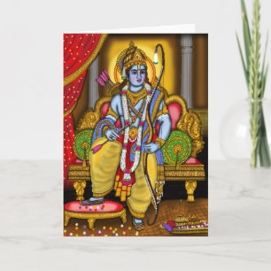 Cartão de Saudação Lorde Rama