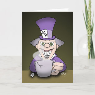 Cartão de Saudação Mad Hatter