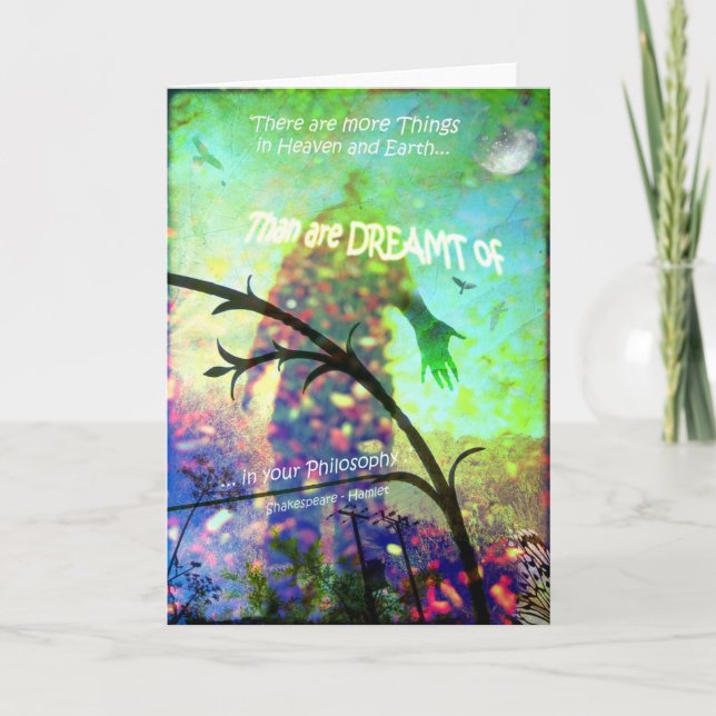 Cartão de saudação 'Mais Coisas' (Frente)