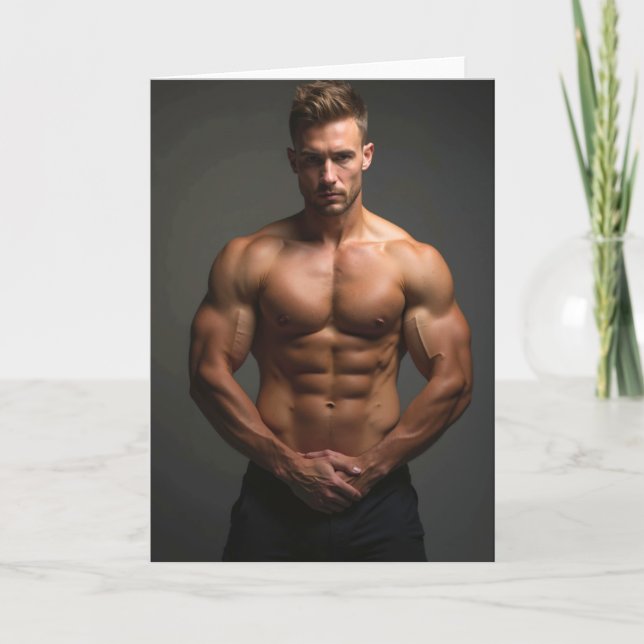 Cartão de saudação Manscape (Frente)