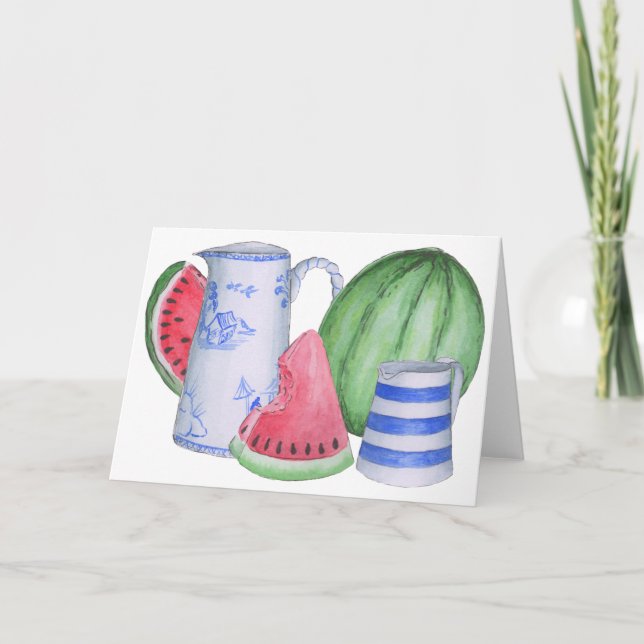 Cartão de Saudação Melon e Jugs (Frente)