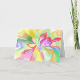 Cartão de Saudação Metafísica para Cores de Energi
