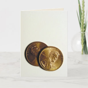 cartão de saudação "meus dois centavos"