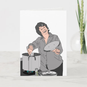 Cartão de saudação "mexer o pote"