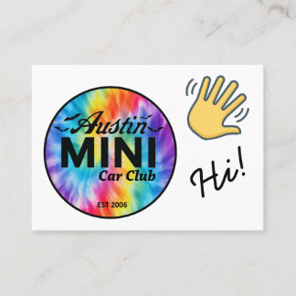 Cartão de Saudação MINI AMCCC