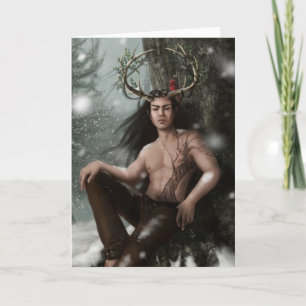 Cartão de saudação "Mistletoe"