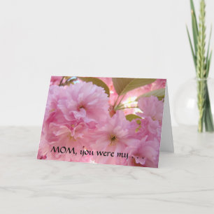 Cartão de Saudação MOM Meu Primeiro Presente de Pl