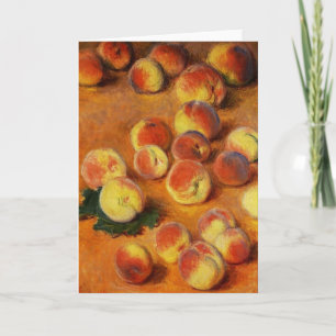Cartão de Saudação Monet Peaches