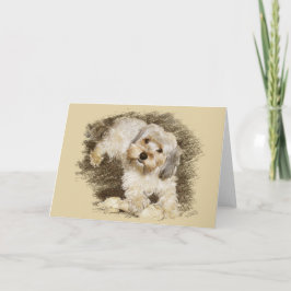 Cartão de Saudação Morkie