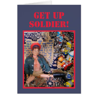 Cartão de saudação motivador ou de boa sorte