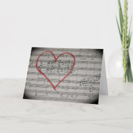 Cartão de saudação Music Lovers