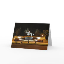 Cartão de Saudação Nativo Dançarino de Estátua Hor