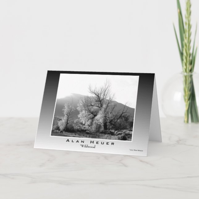 Cartão de Saudação OCIDENTAL ART - "Wildwood" (Frente)