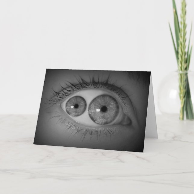 Cartão de Saudação Ocular Mutante (Frente)
