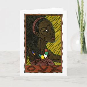 Cartão de Saudação Oya