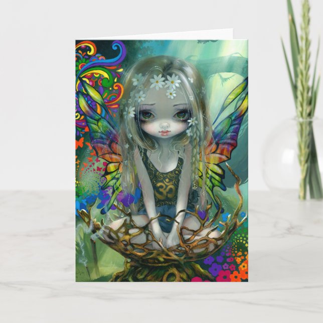 Cartão de saudação "Paisley" (Frente)