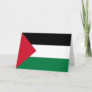 cartão de saudação palestina