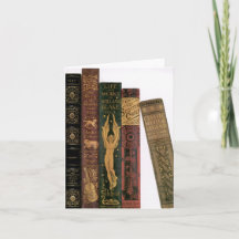 Cartão de Saudação para Amante de Livros