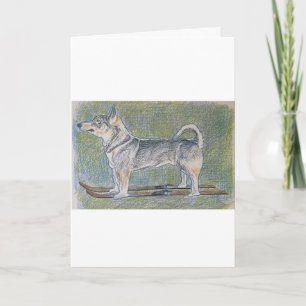 Cartão de Saudação para Cão Vollhound