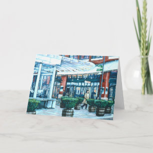 Cartão de Saudação para Excursões do Porto Marítim