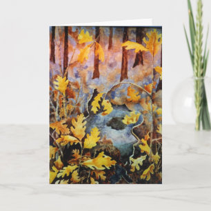 Cartão de Saudação para o Country Roads "White Oak