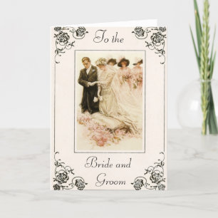 Cartão de Saudação para o Dia do Casamento