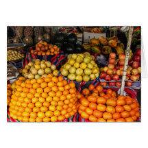 Cartão de Saudação para o Mercado dos Agricultores