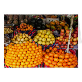 Cartão de Saudação para o Mercado dos Agricultores