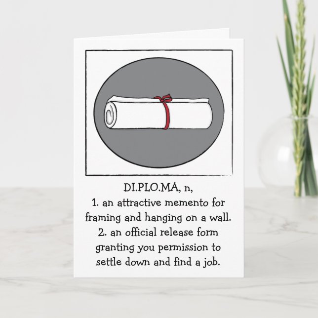 Cartão de Saudação para Parabéns de Graduação (Frente)