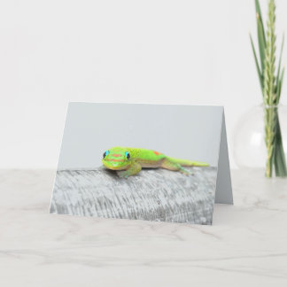 Cartão de saudação para todas as ocasiões do Gecko