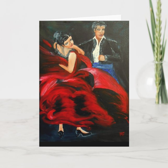 Cartão de Saudação Pasodoble (Frente)