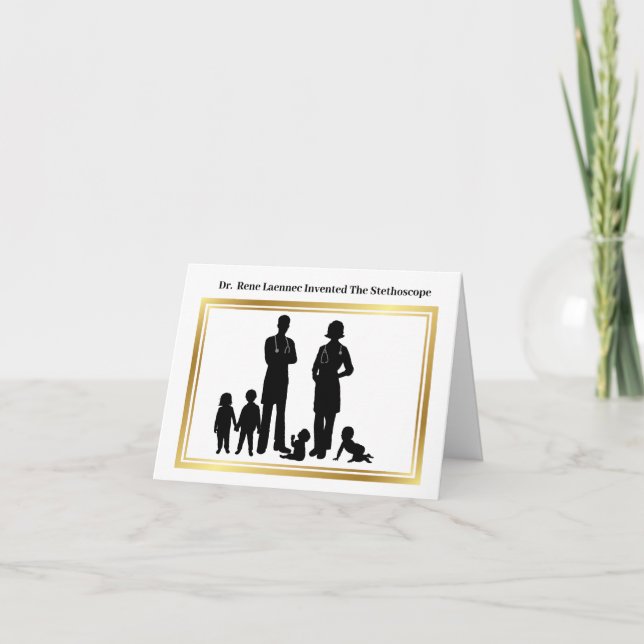 Cartão de Saudação Pediátrico Trivia (Frente)