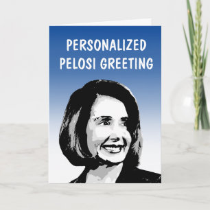 Cartão de Saudação Pelosi Personalizado